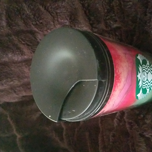 Starbucks Travel Tumbler Mug 16oz. Red & Green - Picture 8 of 12